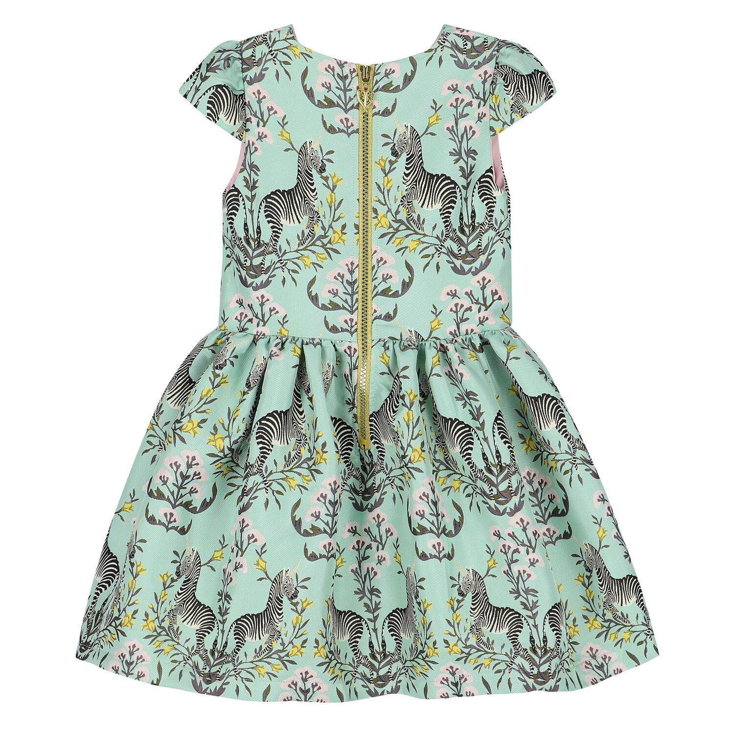Girls Green Marty Dress, 1, hi-res image number null