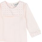 Baby Girls Pink Logo Babygrow Set, 2, hi-res