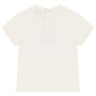 Younger Boys Navy Blue, Ivory & Beige T-Shirts (3 Pack), 2, hi-res