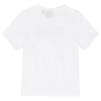 Boys White Logo T-Shirt