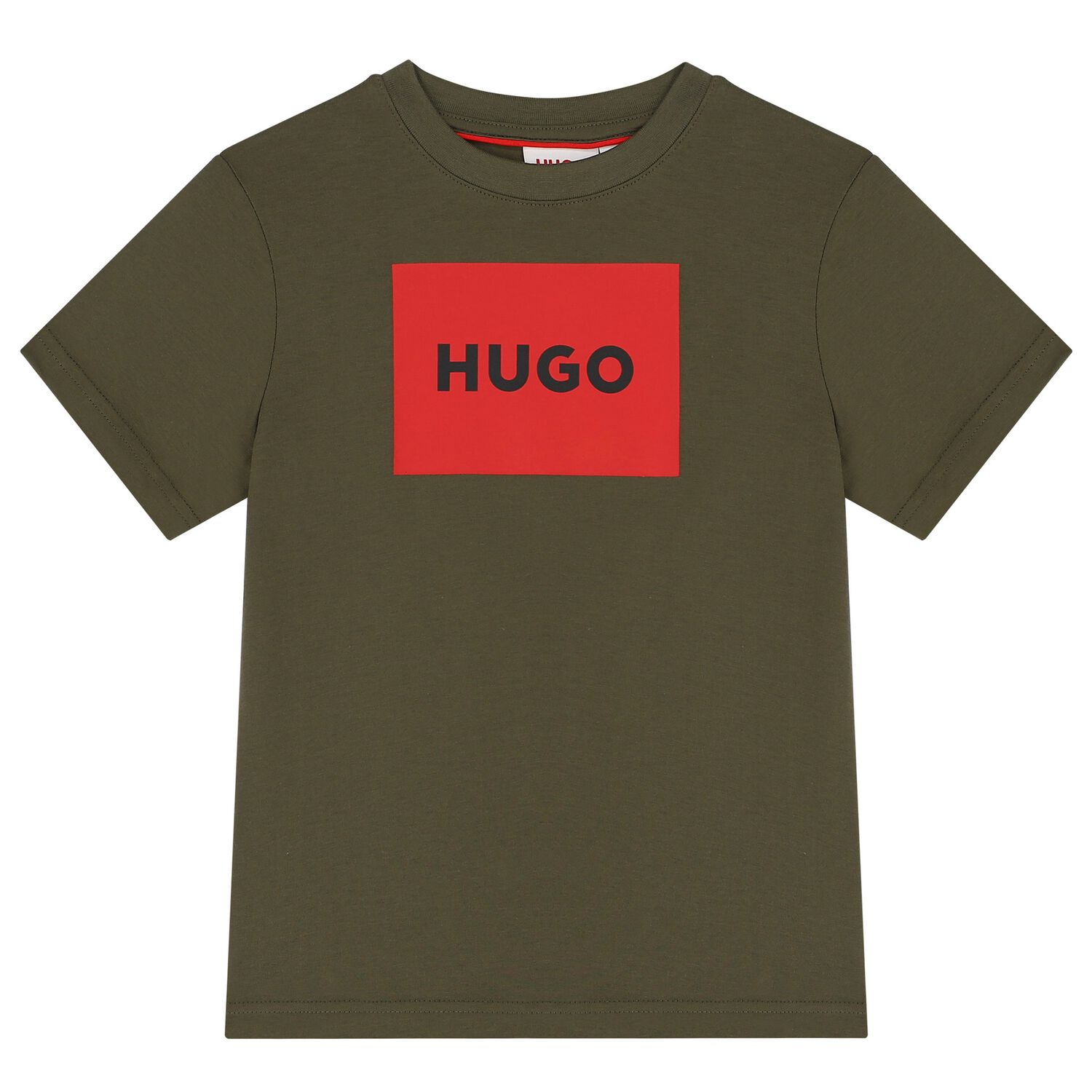 Boys Green Logo T-Shirt, 3, hi-res