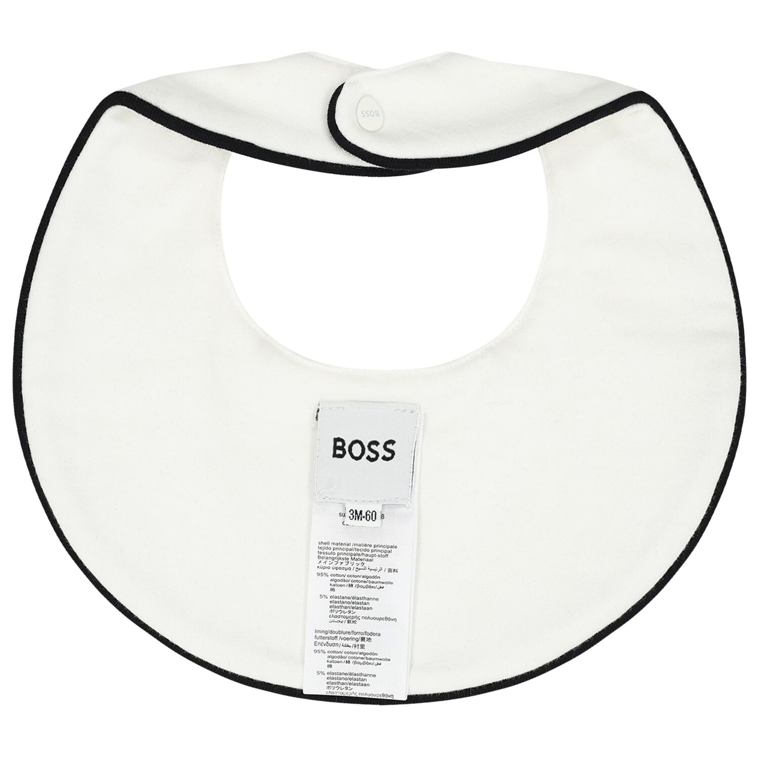 Baby Boys Black Logo Babygrow Gift Set, 1, hi-res