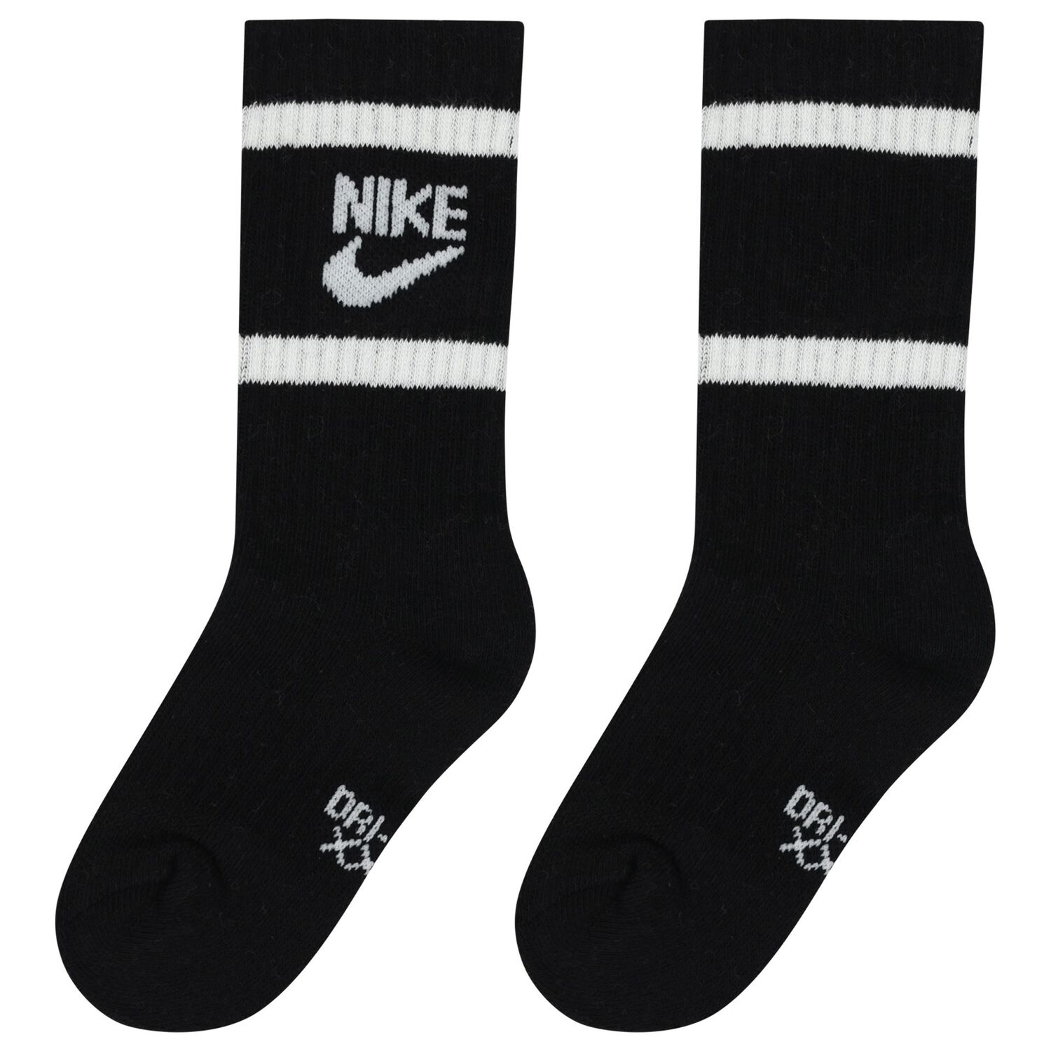 Boys White, Black & Grey Logo Socks ( 6-Pack ) , 1, hi-res