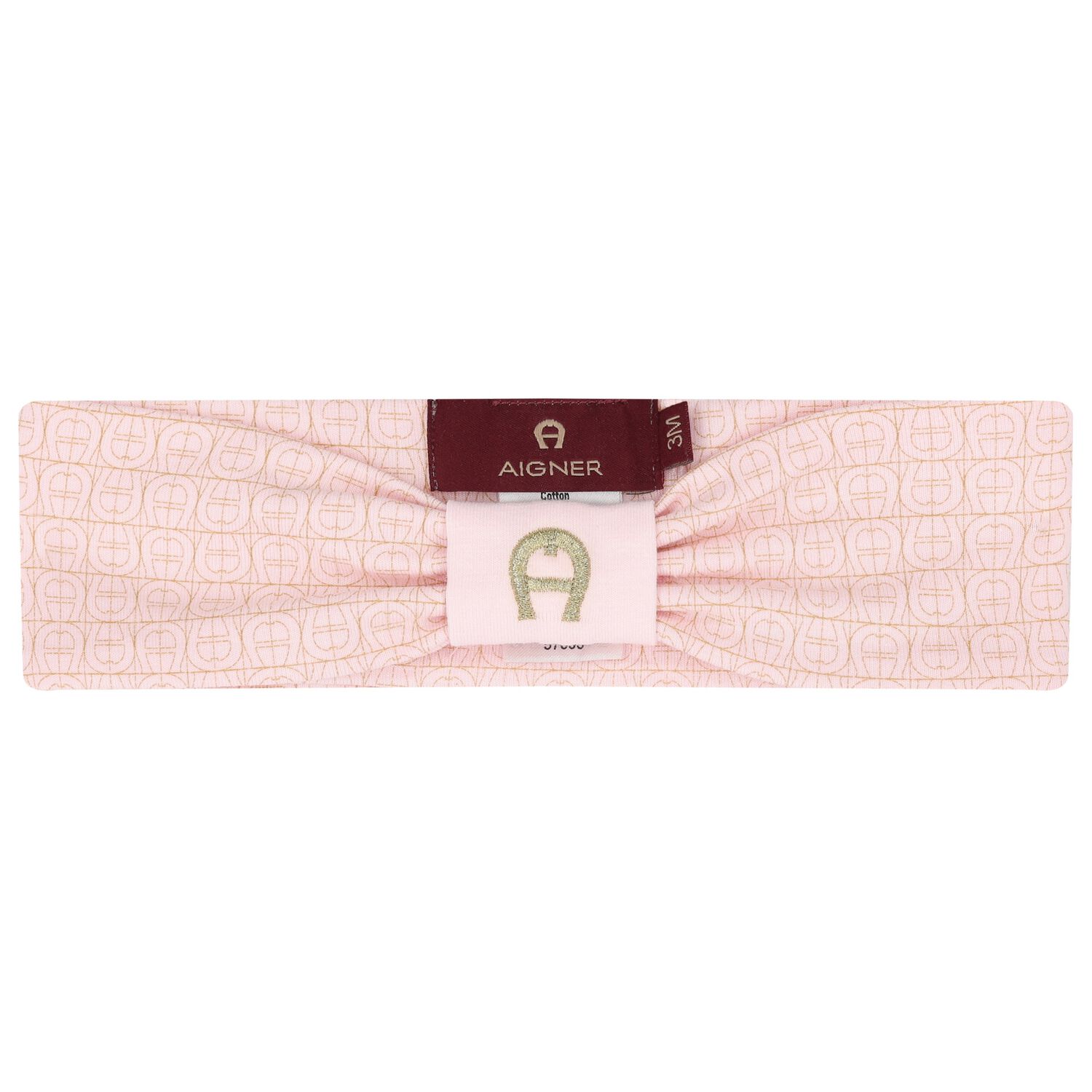 Baby Girls Pink Logo Headband, 2, hi-res