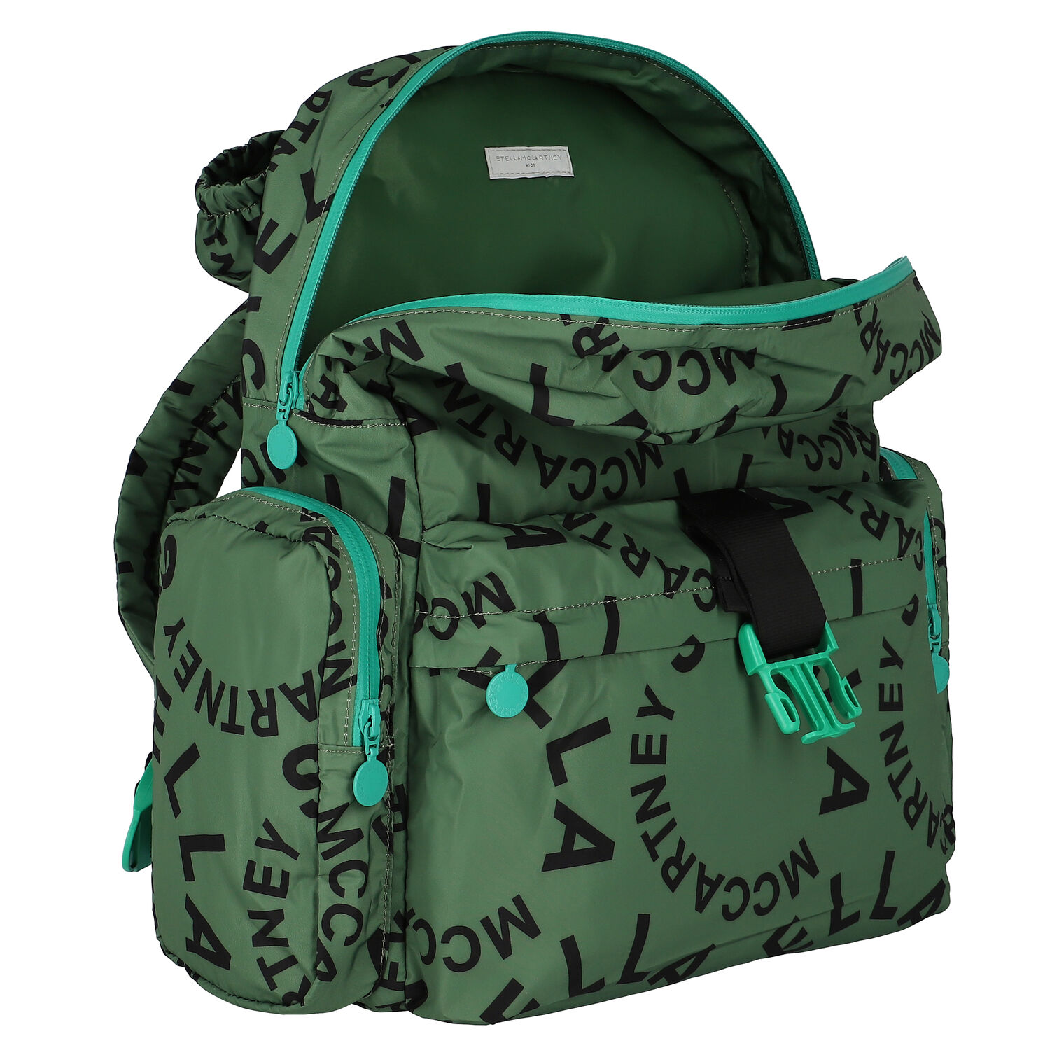 Boys Green Logo Backpack, 1, hi-res image number null