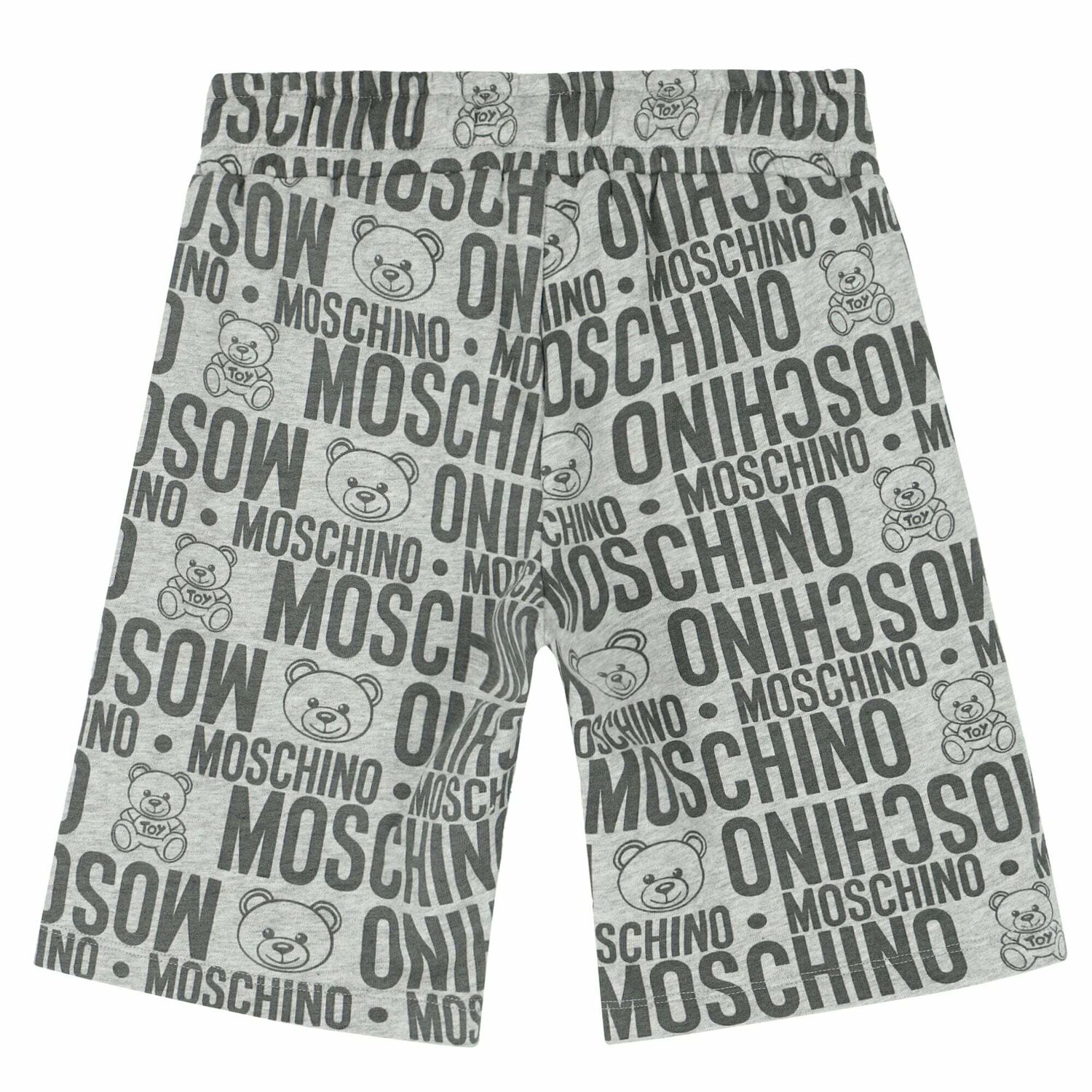 Boys Grey Logo Shorts, 1, hi-res