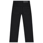 Boys Black Logo Jeans, 1, hi-res