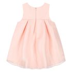 Younger Girls Pink Organza Dress, 1, hi-res
