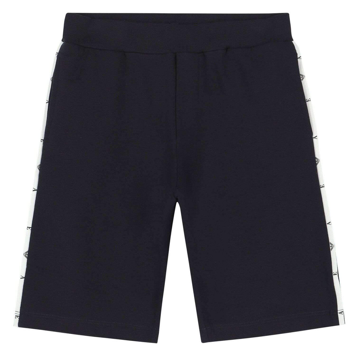 Boys Navy Logo Shorts , 1, hi-res
