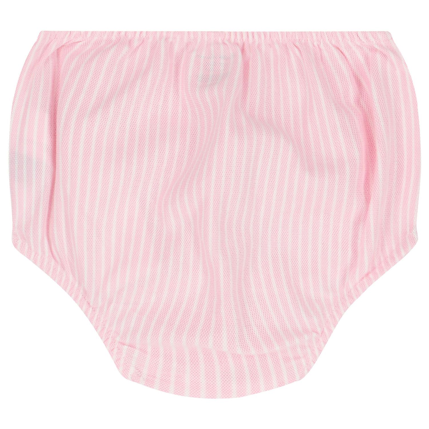 Baby Girls Multi-Coloured Striped Logo Polo Dress Set, 1, hi-res