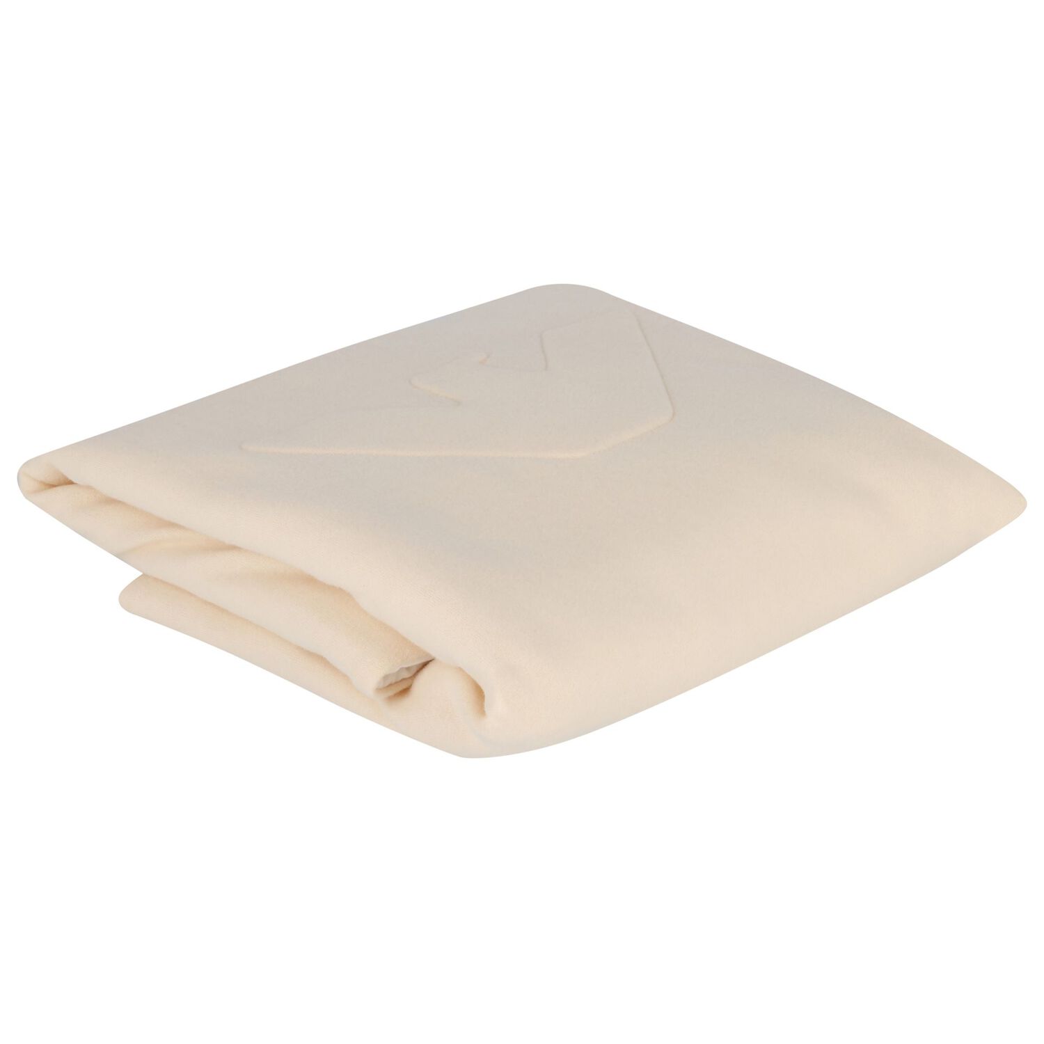 Ivory Fleece Eagle Logo Baby Blanket, 1, hi-res