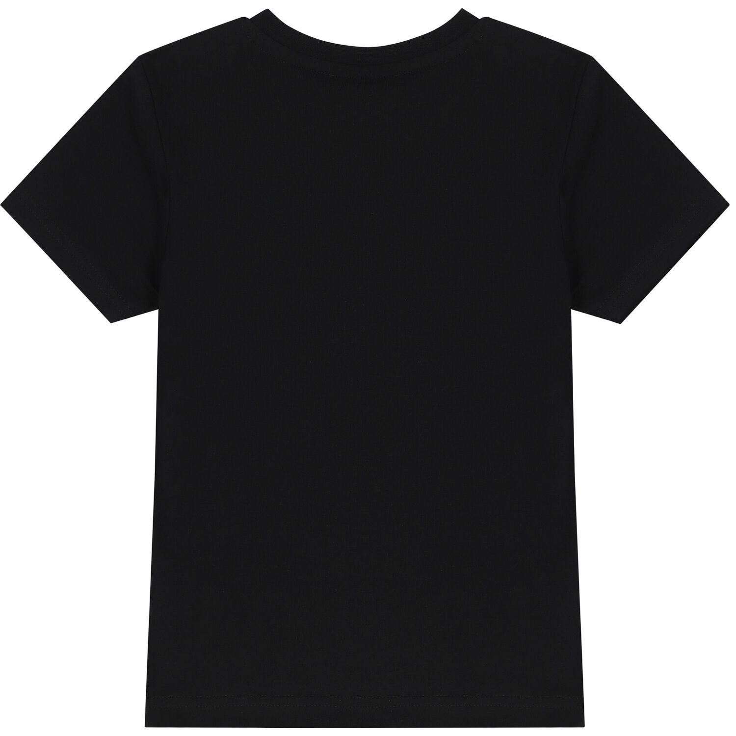 Boys Black Logo T-Shirt, 1, hi-res