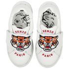 White Tiger Logo Trainers, 1, hi-res