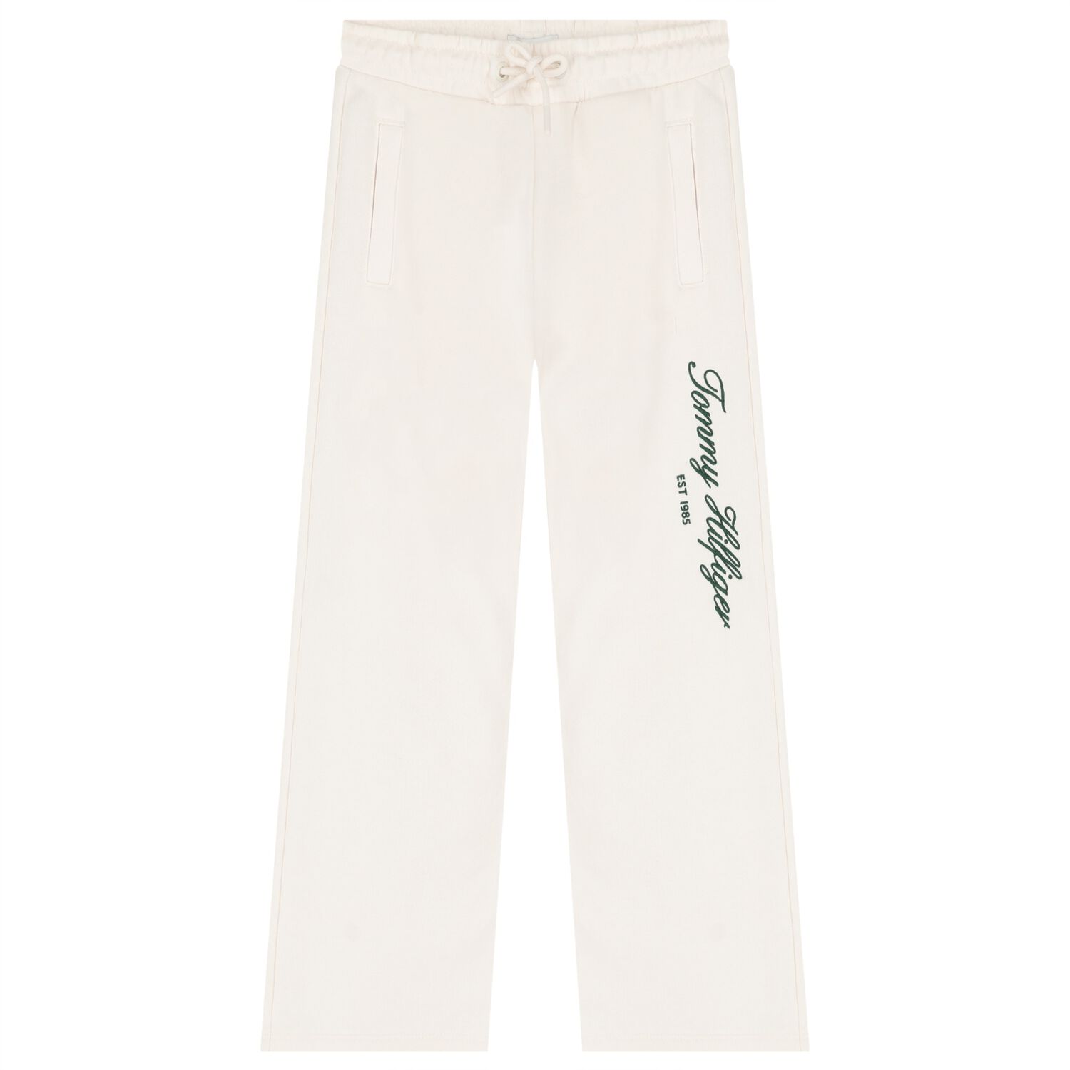 Girls Ivory Logo Joggers, 1, hi-res