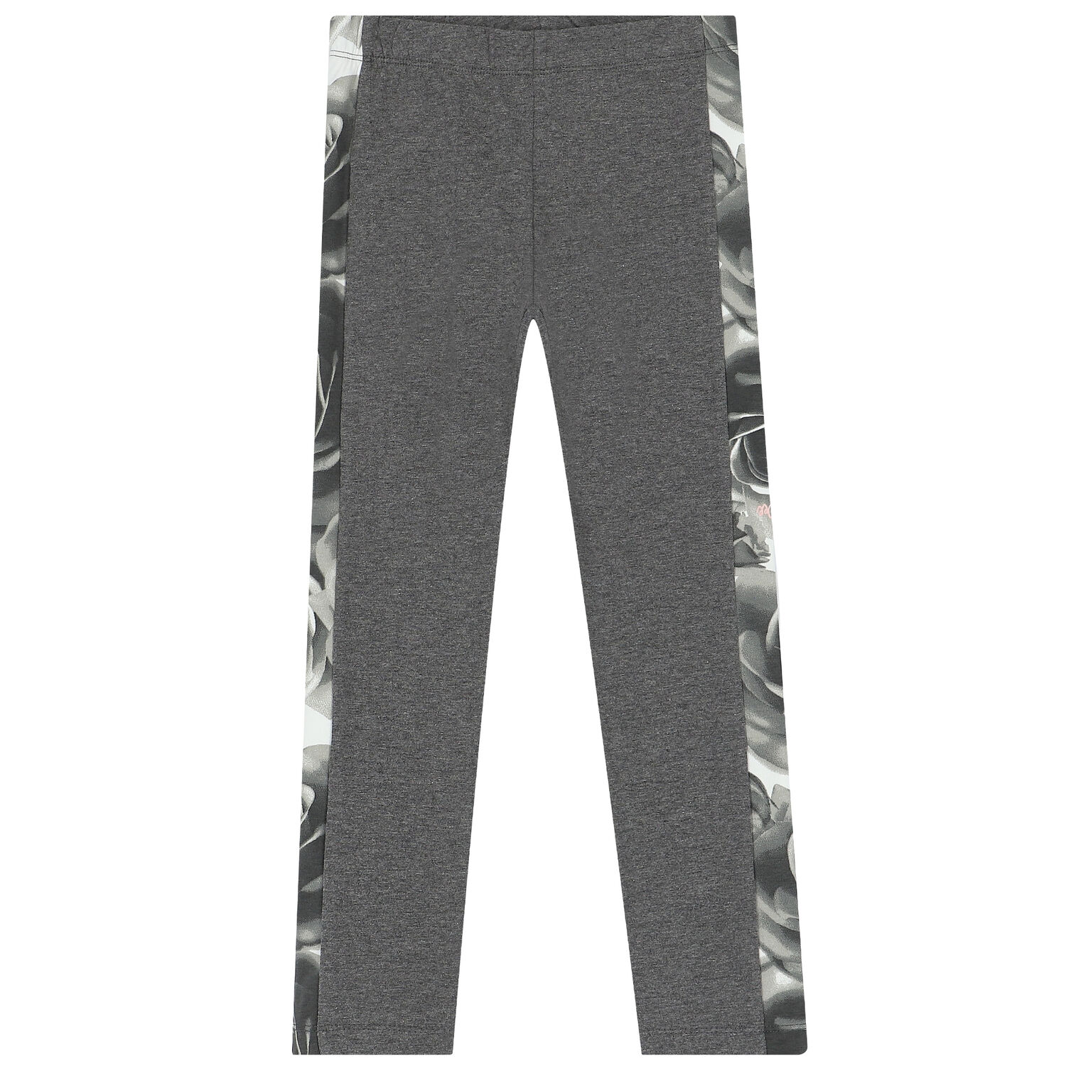 Girls White & Grey Roses Leggings Set, 1, hi-res