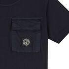 Boys Navy Blue Logo T-Shirt, 2, hi-res