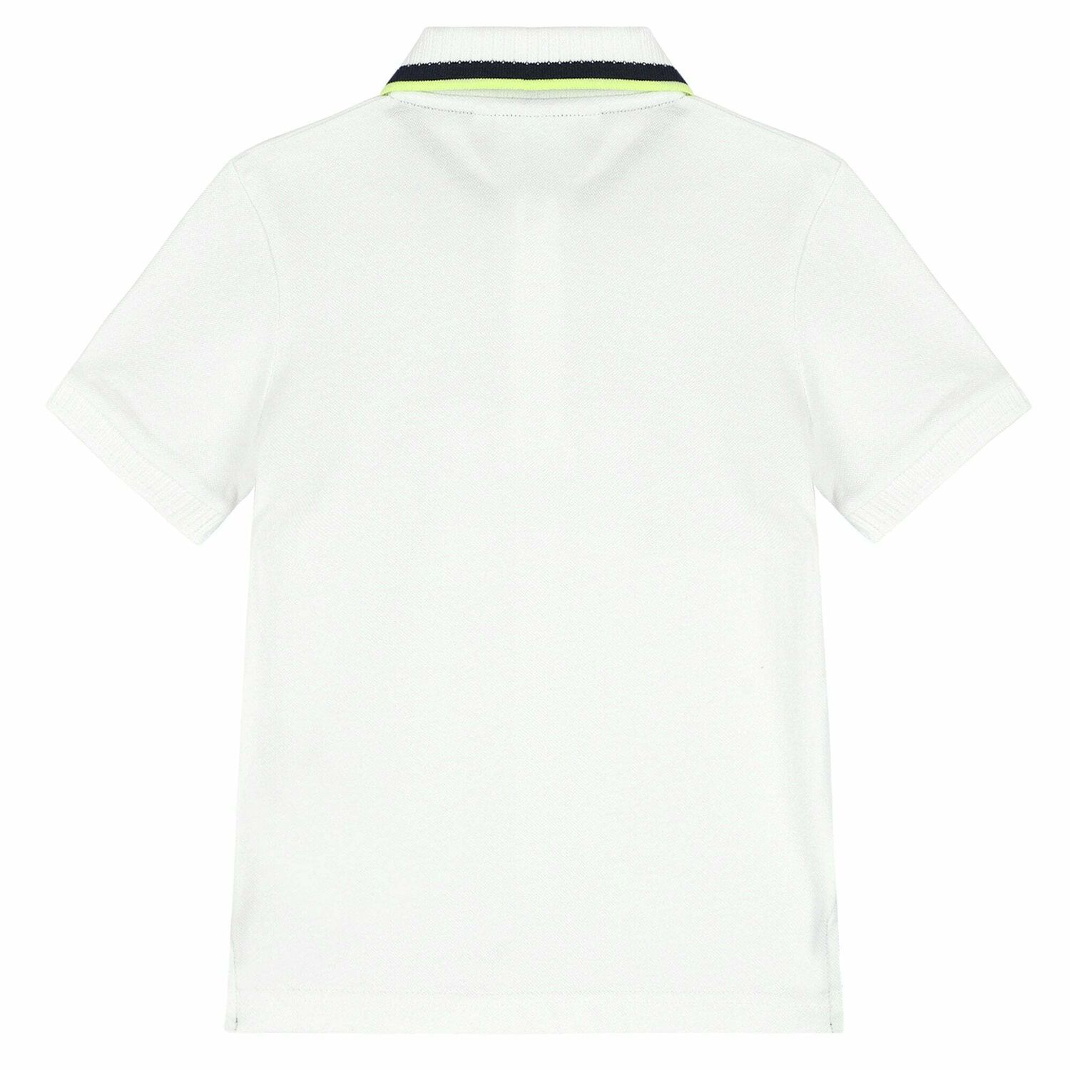 Boys Smart White Logo Polo Shirt, 1, hi-res image number null