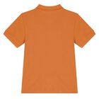 Boys Beige Logo Polo Shirt, 1, hi-res