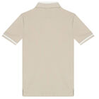 Boys Beige Logo Polo Shirt, 1, hi-res