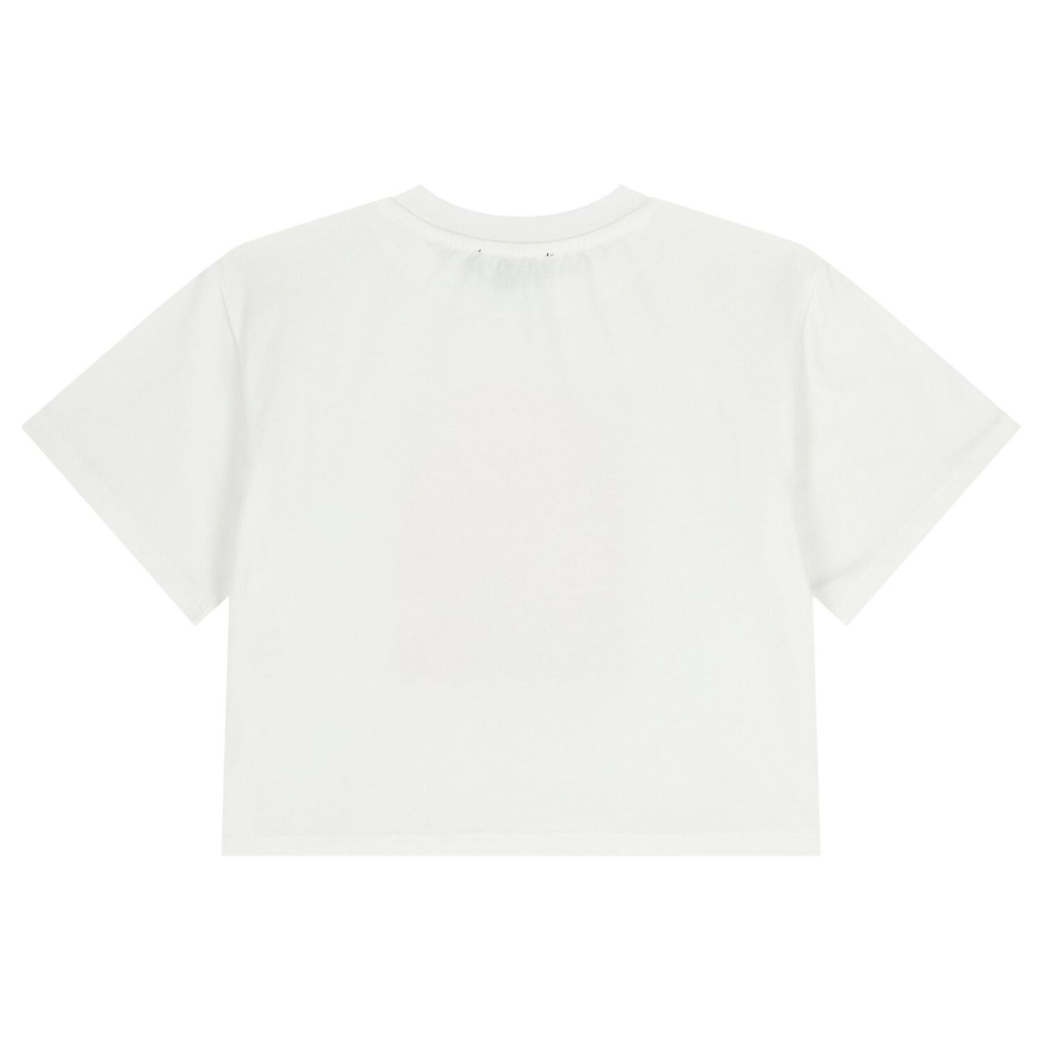 Girls White Logo T-Shirt, 2, hi-res