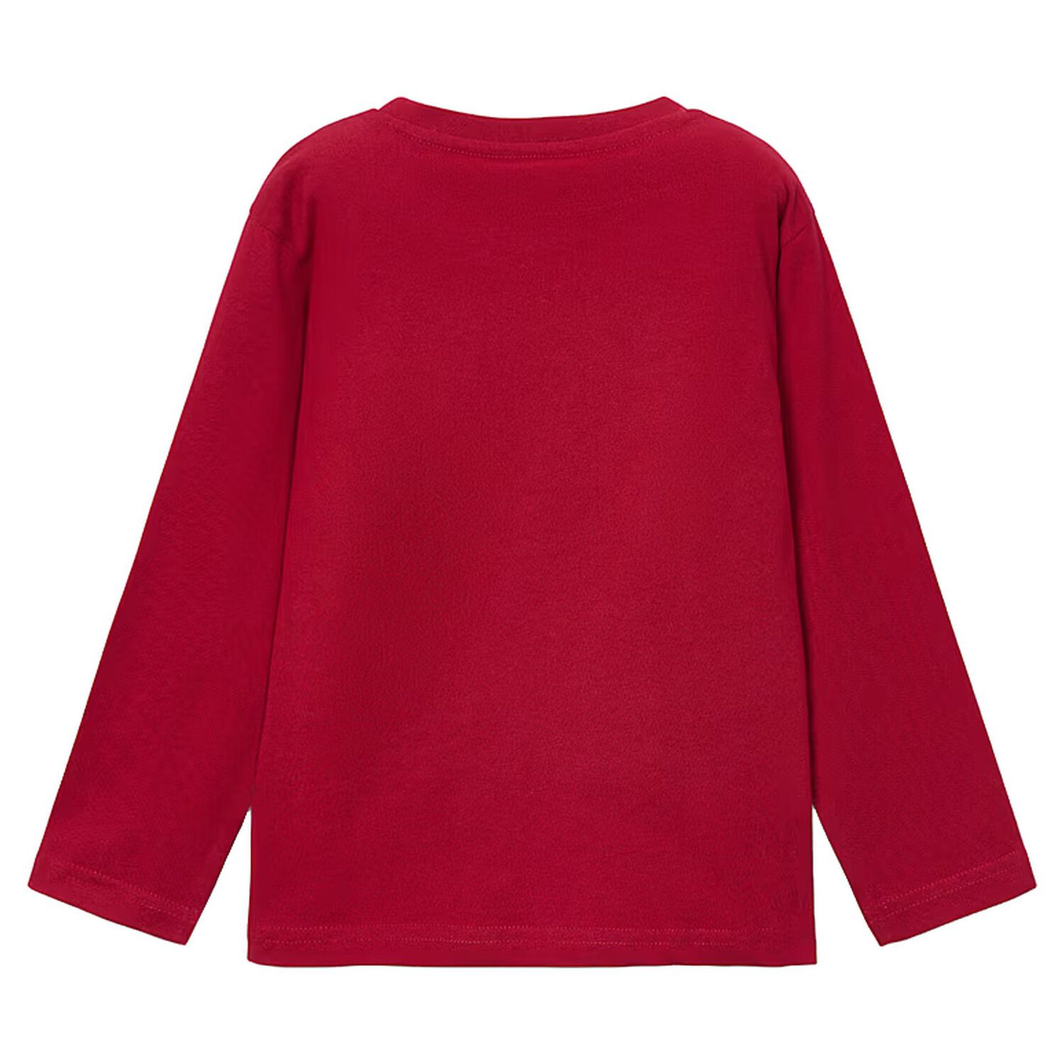 Boys Red Snow Bear Long Sleeve Top, 2, hi-res