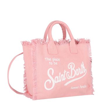 Girls Pink Logo Tote Bag