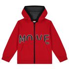 Boys Red, Grey & Black 3 Piece Tracksuit Set, 2, hi-res