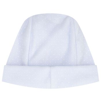 Baby Boys Blue Dots Hat