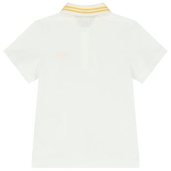 Boys Ivory Logo Polo Shirt