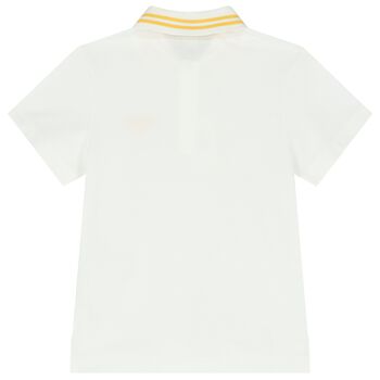 Boys Ivory Logo Polo Shirt