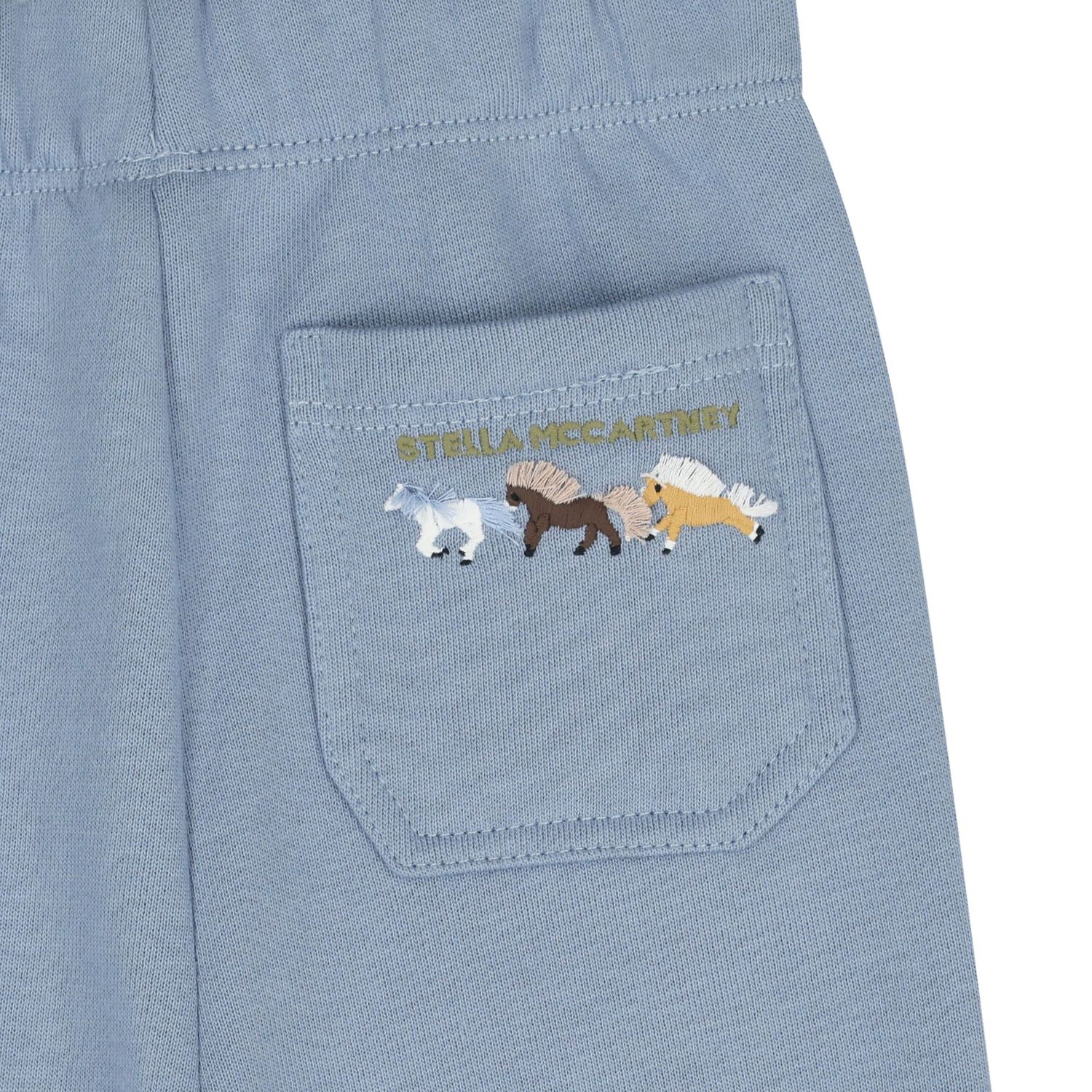 Younger Boys Blue Horse Logo Tracksuit, 1, hi-res