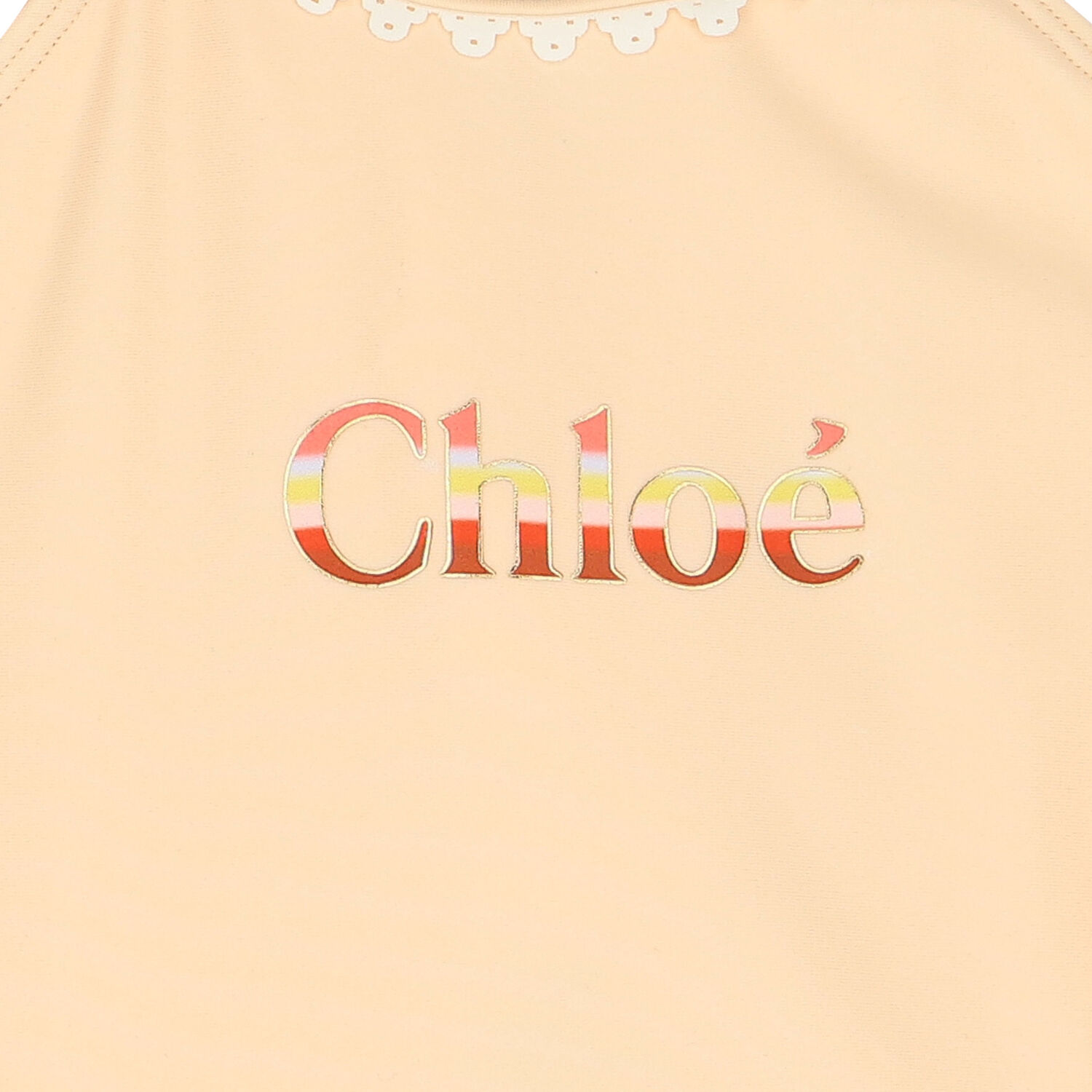 Younger Girls Pink Logo Swimsuit, 1, hi-res