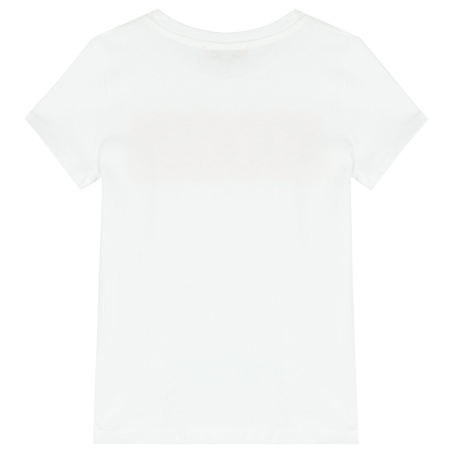 Girls White Logo T-Shirt, 1, hi-res