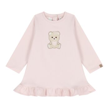 Baby Girls Pink Teddy Bear Dress