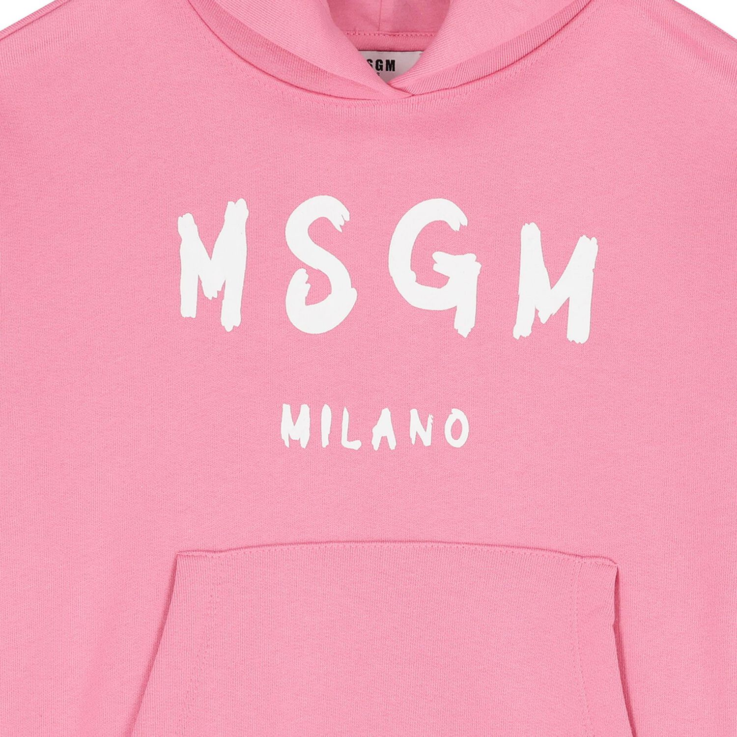 Girls Pink Logo Hooded Top, 5, hi-res