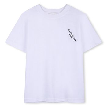 Boys White Logo T-Shirt