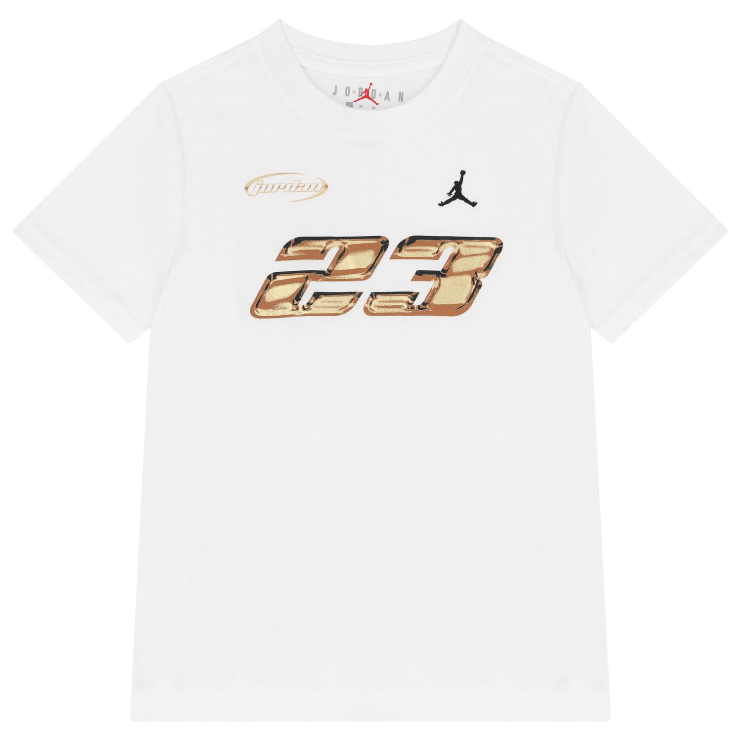 Boys White Jordan T-Shirt, 1, hi-res