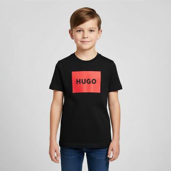 Boys Black Logo T-Shirt 