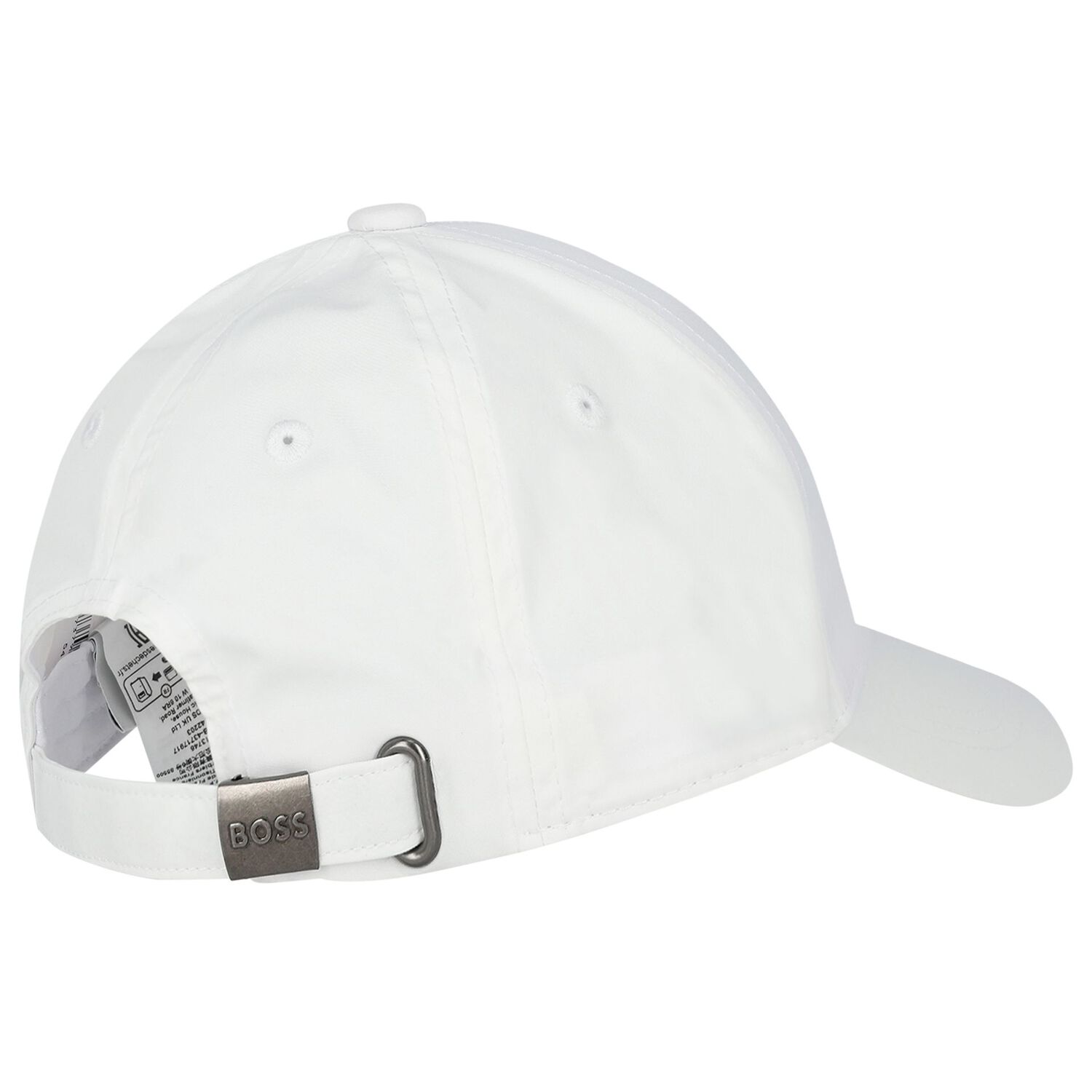Boys White Logo Cap, 1, hi-res