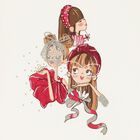 Girls Ivory Long Sleeve Top, 1, hi-res