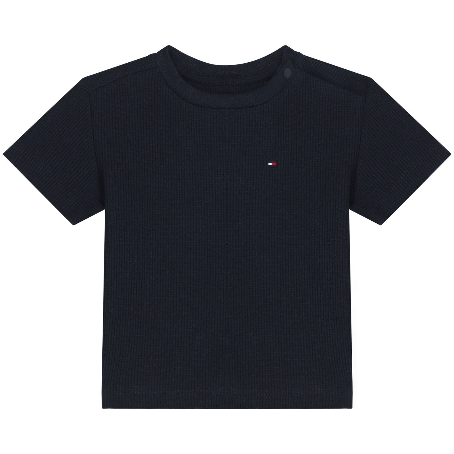 Baby Boys Navy Blue Logo Shorts Set, 1, hi-res