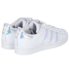 Girls White Superstar Trainers, 1, hi-res