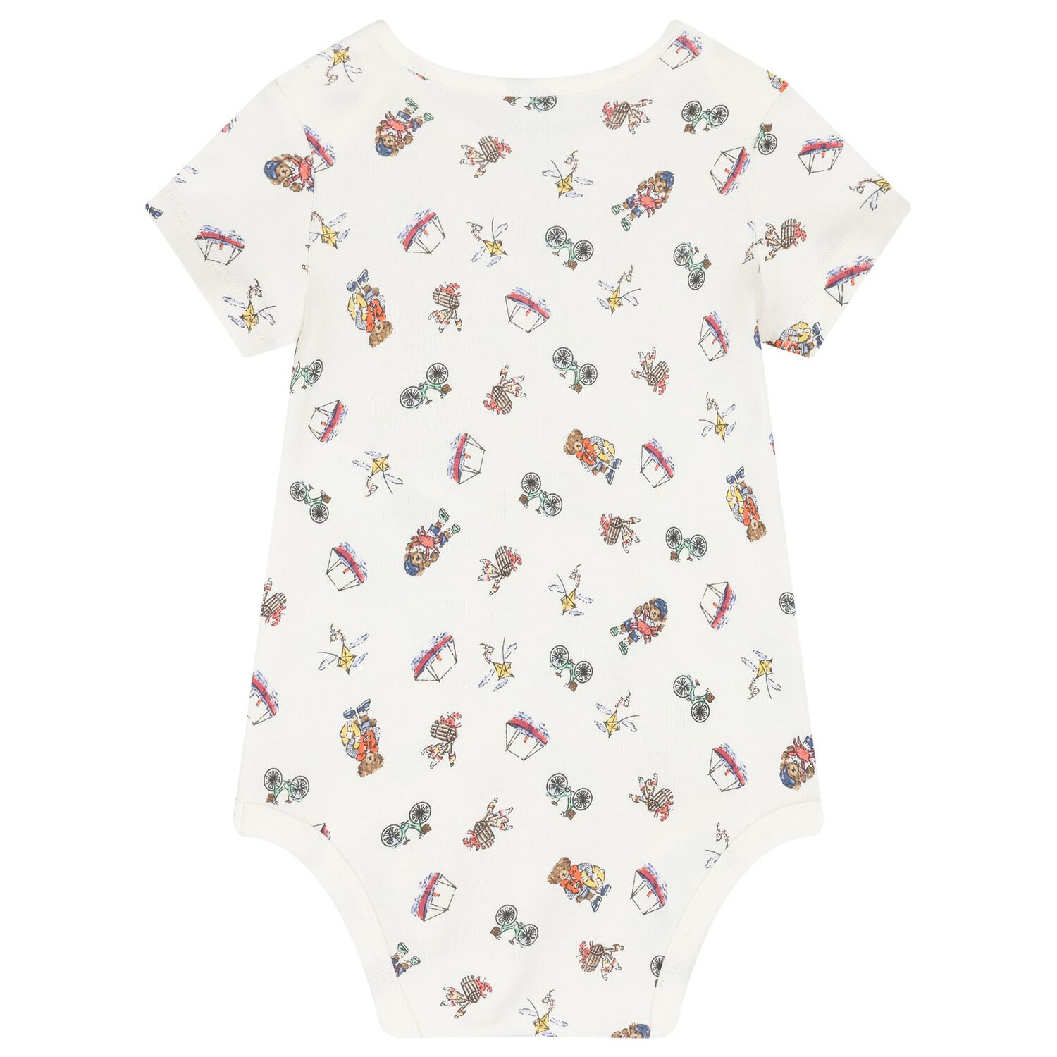 Ivory Polo Bear Bodysuits ( 2-Pack ), 1, hi-res