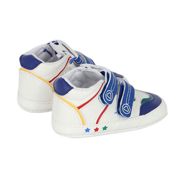 Baby Boys White Logo Trainers