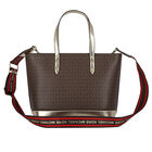 Girls Brown Logo Tote Bag, 1, hi-res