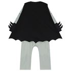 Younger Boys Black & Grey Batman Costume, 1, hi-res