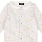 Baby Boys Blue Barocco Babygrow Gift Set, 2, hi-res