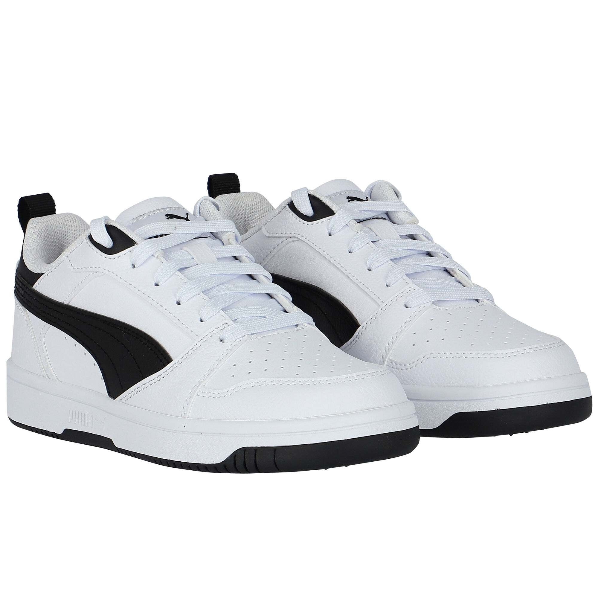 Puma Boys White Rebound Trainers Junior Couture UK