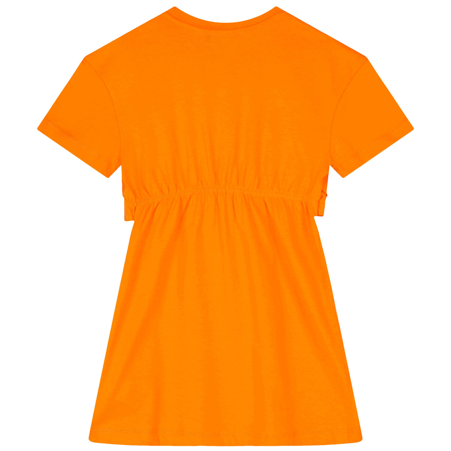 Girls Orange Logo Dress, 2, hi-res