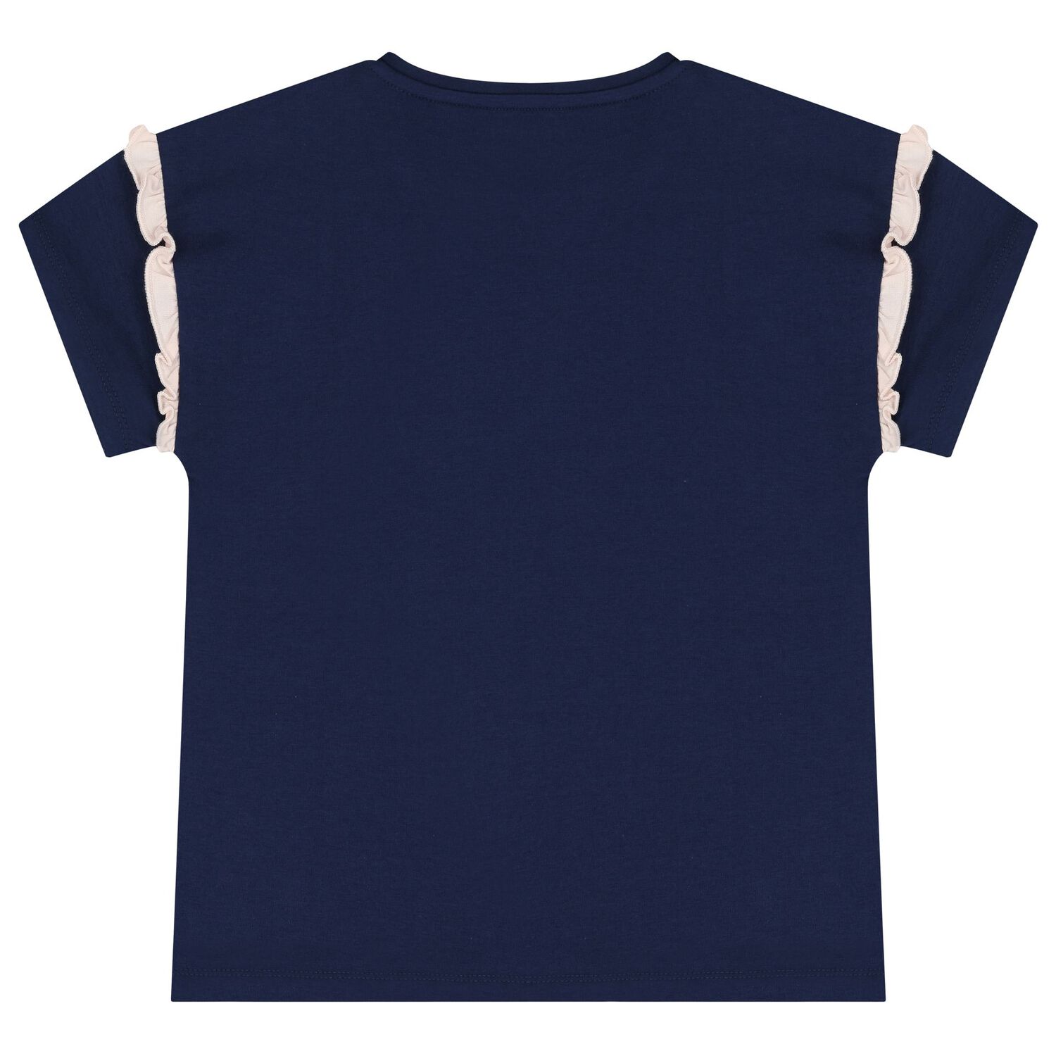 Girls Navy Blue Teddy Bear T-Shirt, 3, hi-res